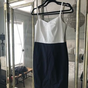 Banana republic color block dress
